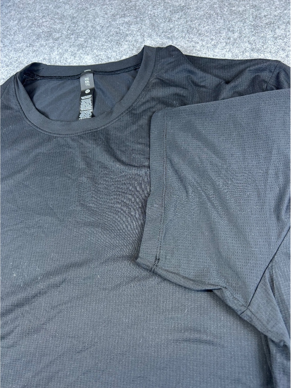 Lululemon Mens XXL Mile Maker Mesh Short-Sleeve T-Shirt Breathable Athletic Tee